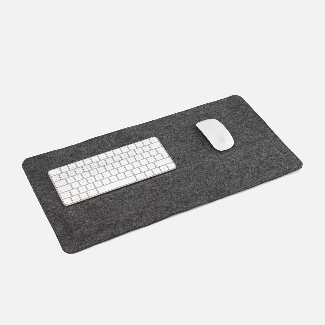 Merino Felt Desk Mat with Wrist Support